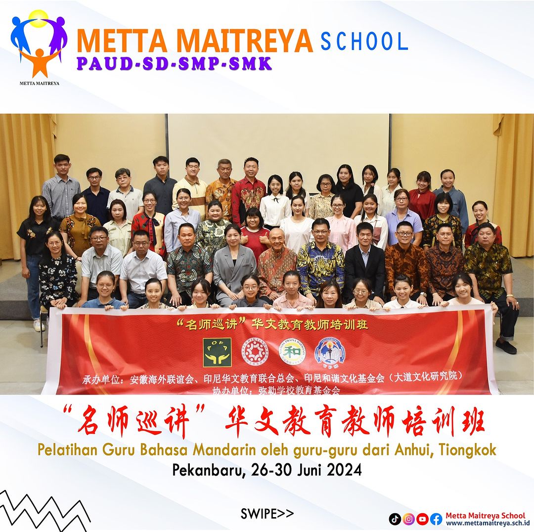 Pelatihan Guru Bahasa Mandarin oleh guru-guru dari Anhui, Tiongkok